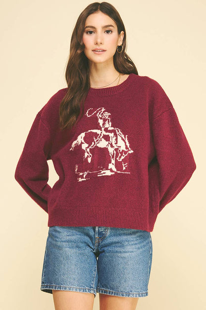 Rodeo Romance Sweater