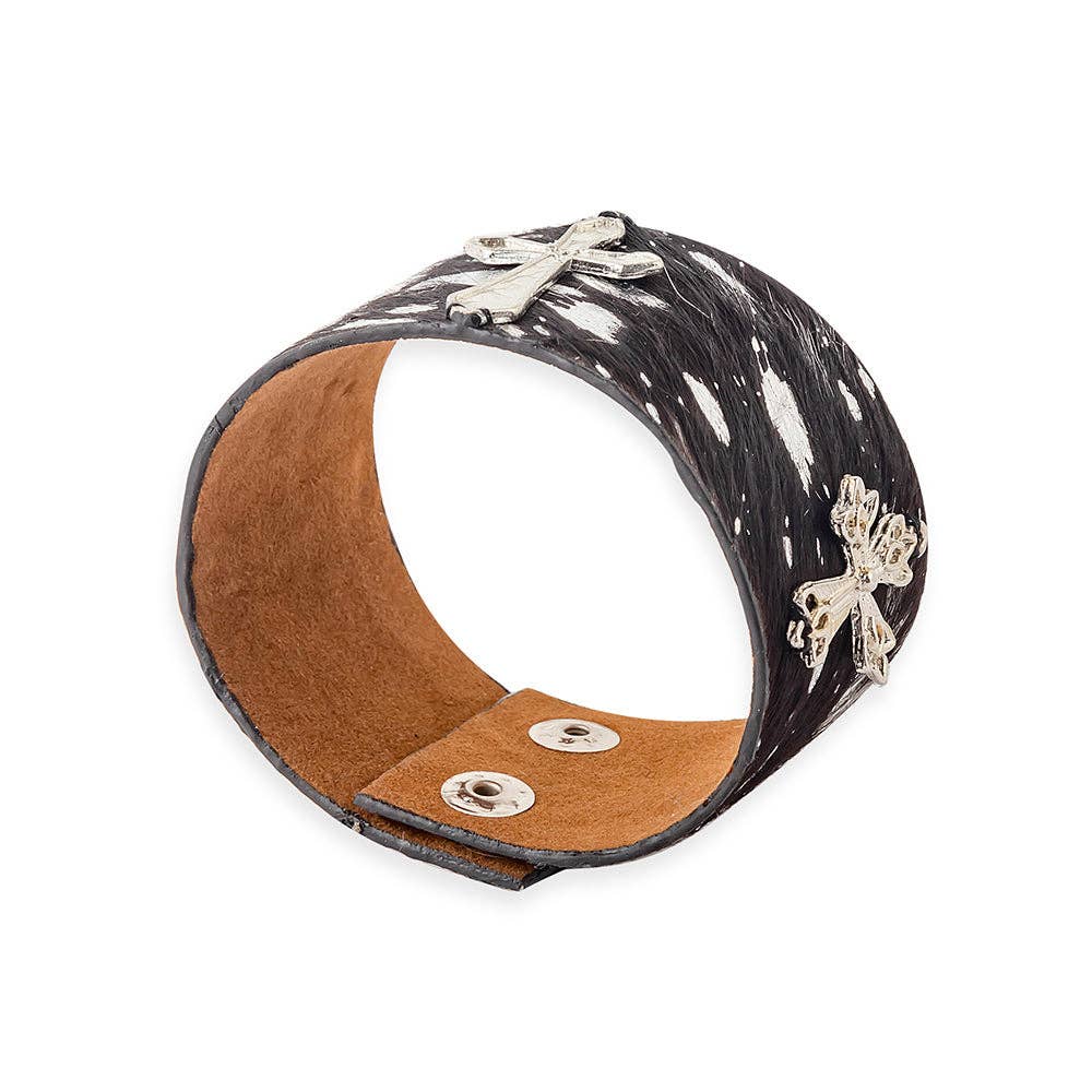 La Cruz Plata Cuff Bracelet