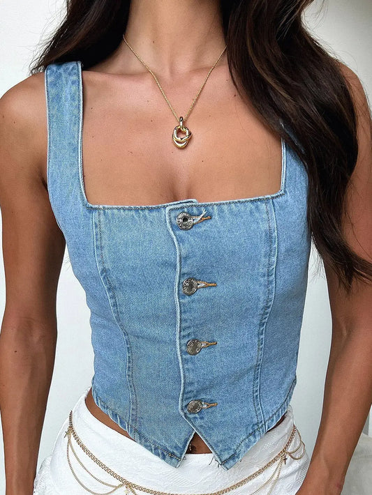 Casey Denim Vest