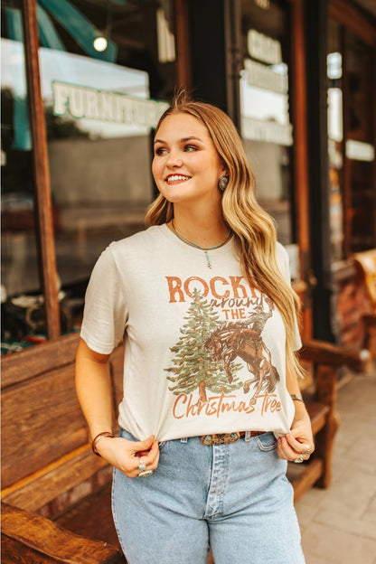 Rockin' Around the Christmas Tree Graphic Tee