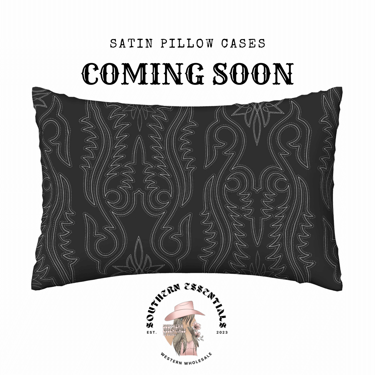 Western Satin Pillow Case - Pre Order