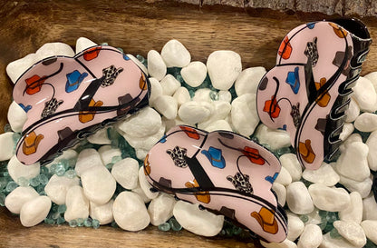 Cowboy Hat Hair Clips