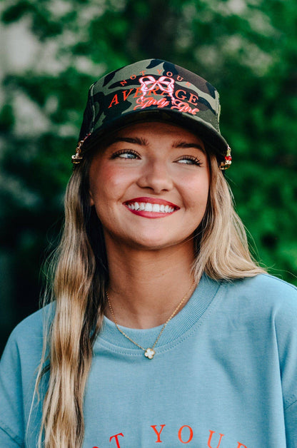 Not Your Average Girly Girl Full Camo Trucker Hat