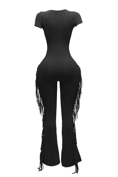 Lainey Fringed Jumpsuit