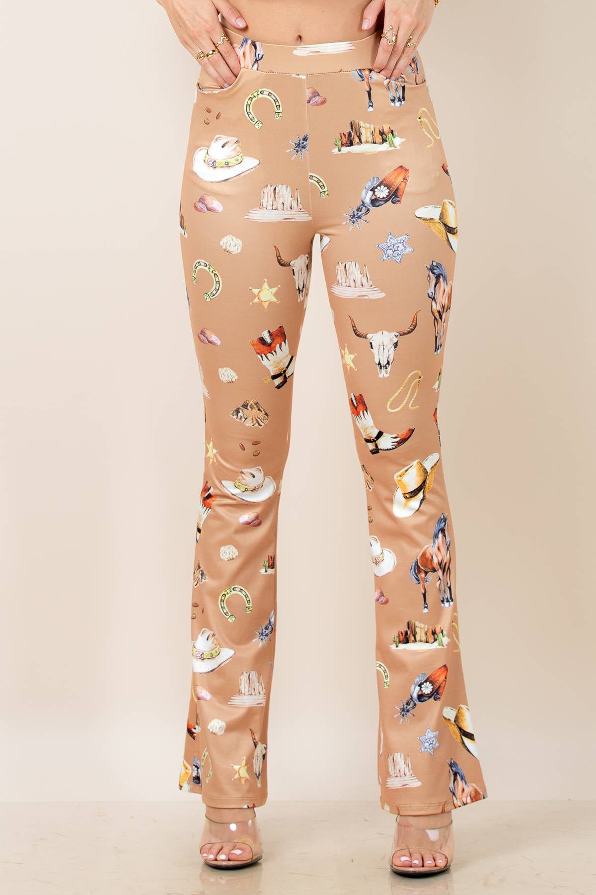 Desert Darling Western Flare Pants