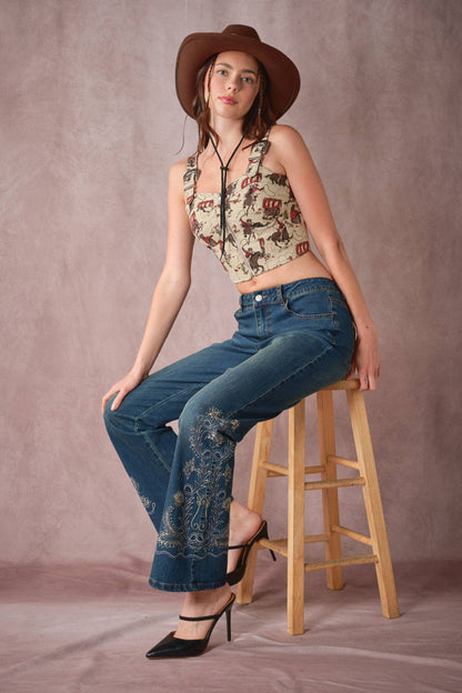 The Wild West Buckle Corset