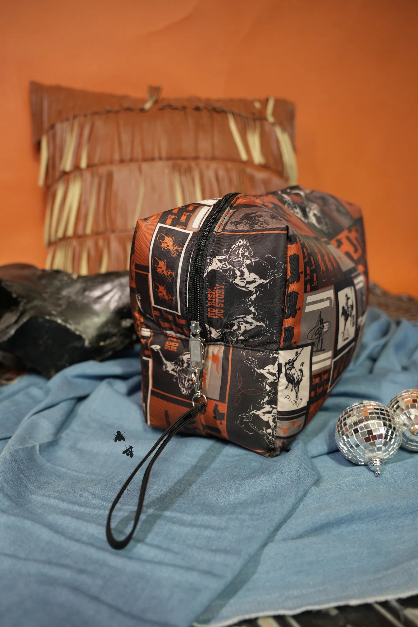 Cowboy Collage Traveler Bag