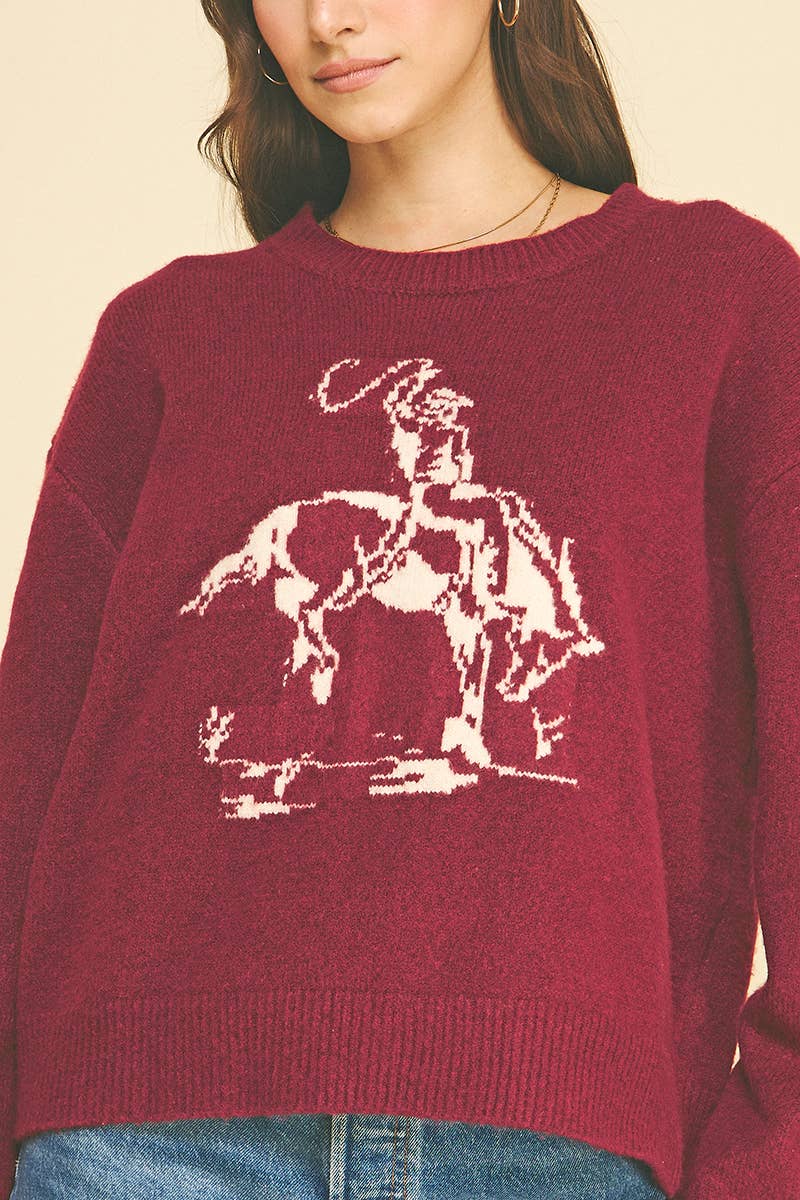Rodeo Romance Sweater