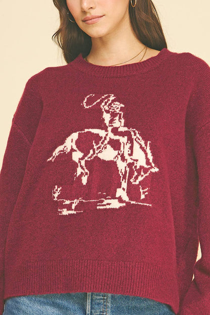 Rodeo Romance Sweater