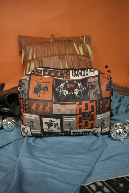 Cowboy Collage Traveler Bag