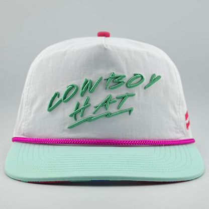 NEON SUMMER “COWBOY HAT” - COWBOY REVOLUTION 5-PANEL NYLON HAT