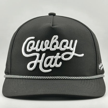 “Cowboy Hat” Summer Edition - Cowboy Revolution Black 5-panel Trucker Hat