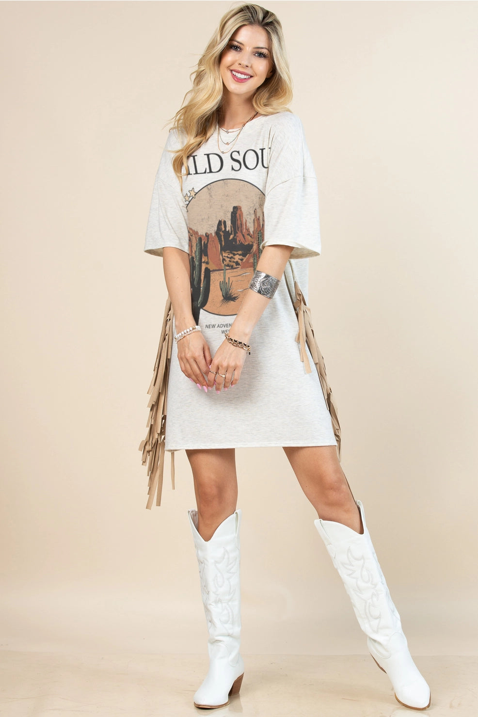 Wild West Soul T-shirt Dress