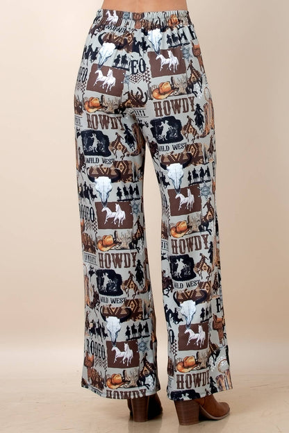 Howdy Darlin’ Rodeo Wide Leg Pants