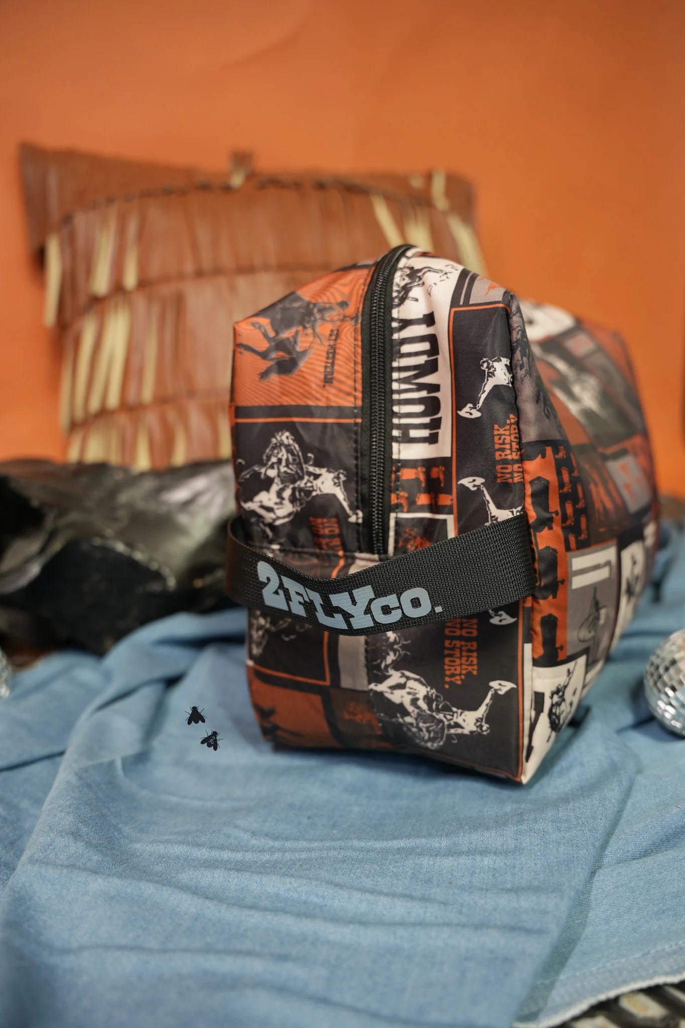 Cowboy Collage Traveler Bag