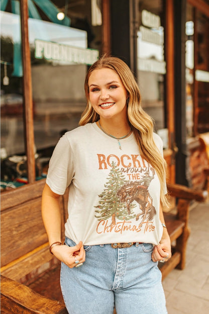 Rockin' Around the Christmas Tree Graphic Tee