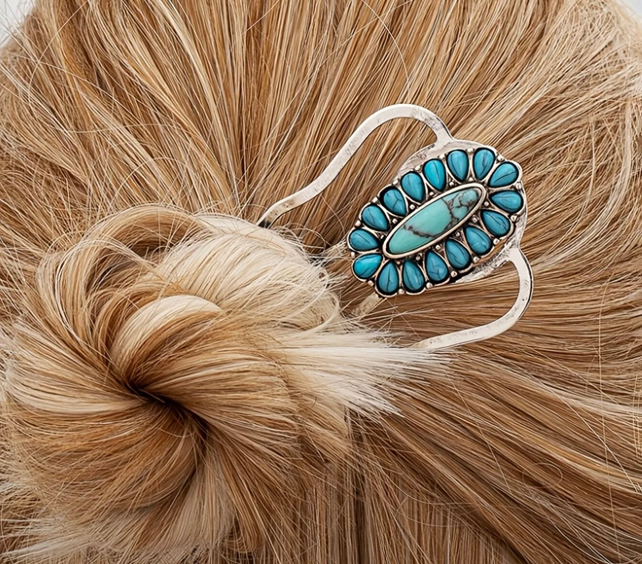 Turquoise Hair Pins