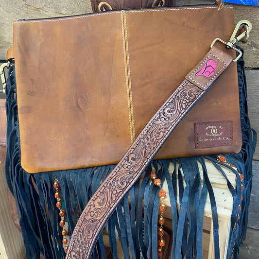 Howdy Cowhide Fringe Purse Limited Edition