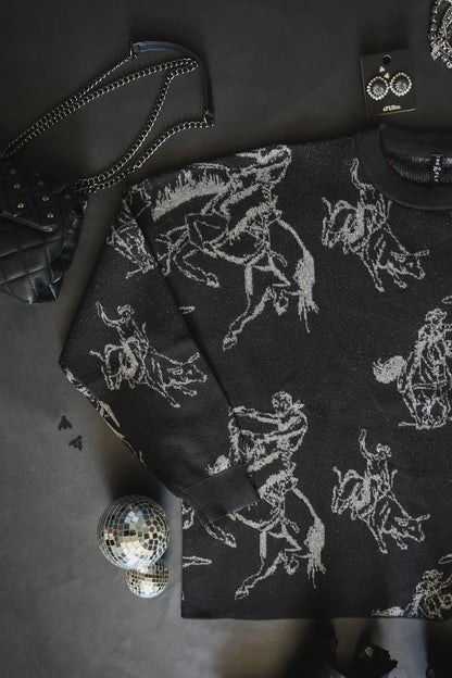 Sparkle Bucks Sweater
