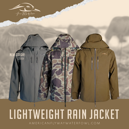 Slate Lightweight Rain Jacket