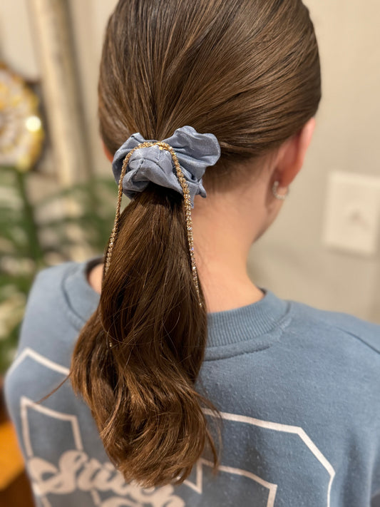 Rhinestone Scrunchie