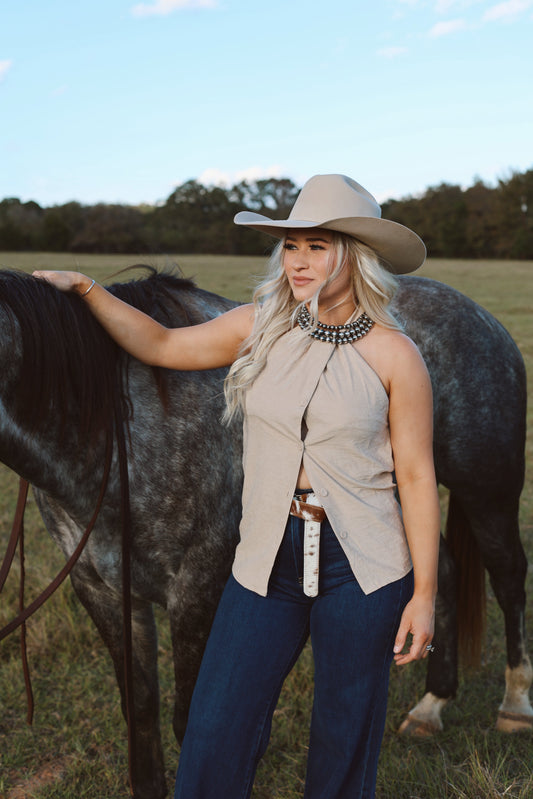 The Halter Tie Top