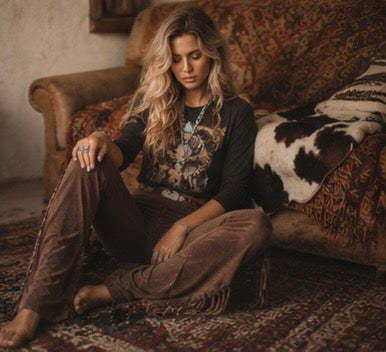 Fringed Lounge Pants