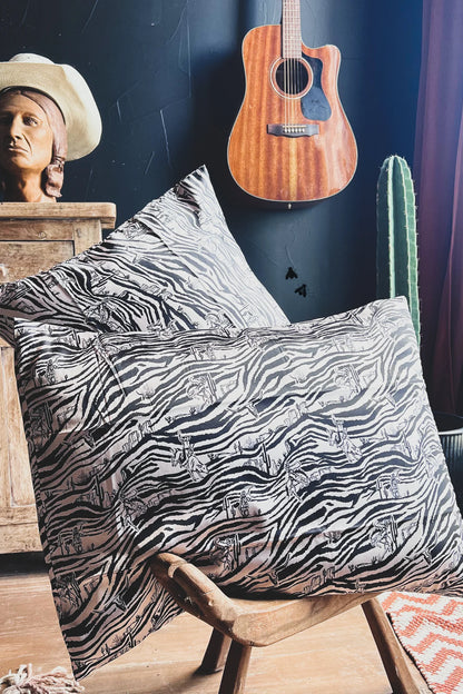 Satin Sleep Western Wild Pillow Cases