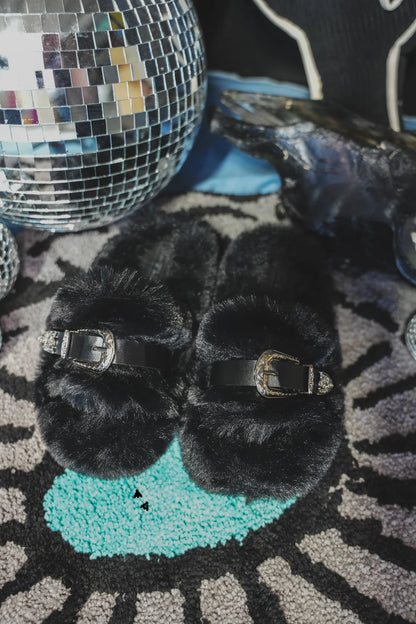 Lux Buckle Slippers