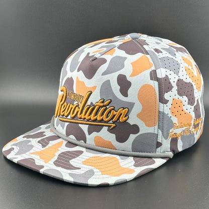 Concrete Camo Logo - Cowboy Revolution 5-panel Performance Hat