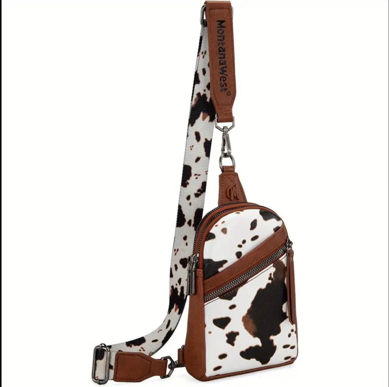 Montana West Cow print Crossbody