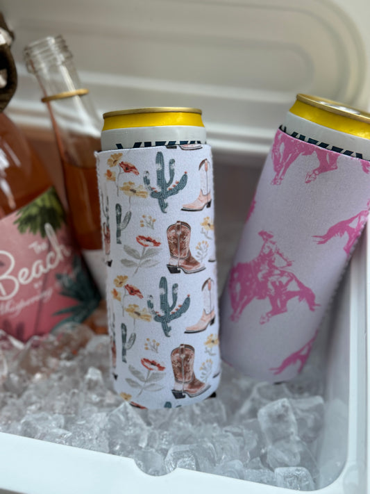 Summer Cowgirl Koozie