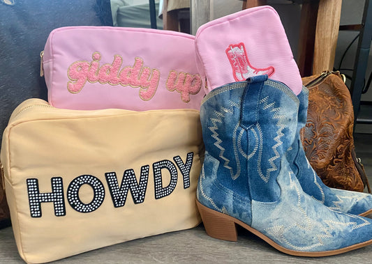 Cowboy Boot Mini Travel bag