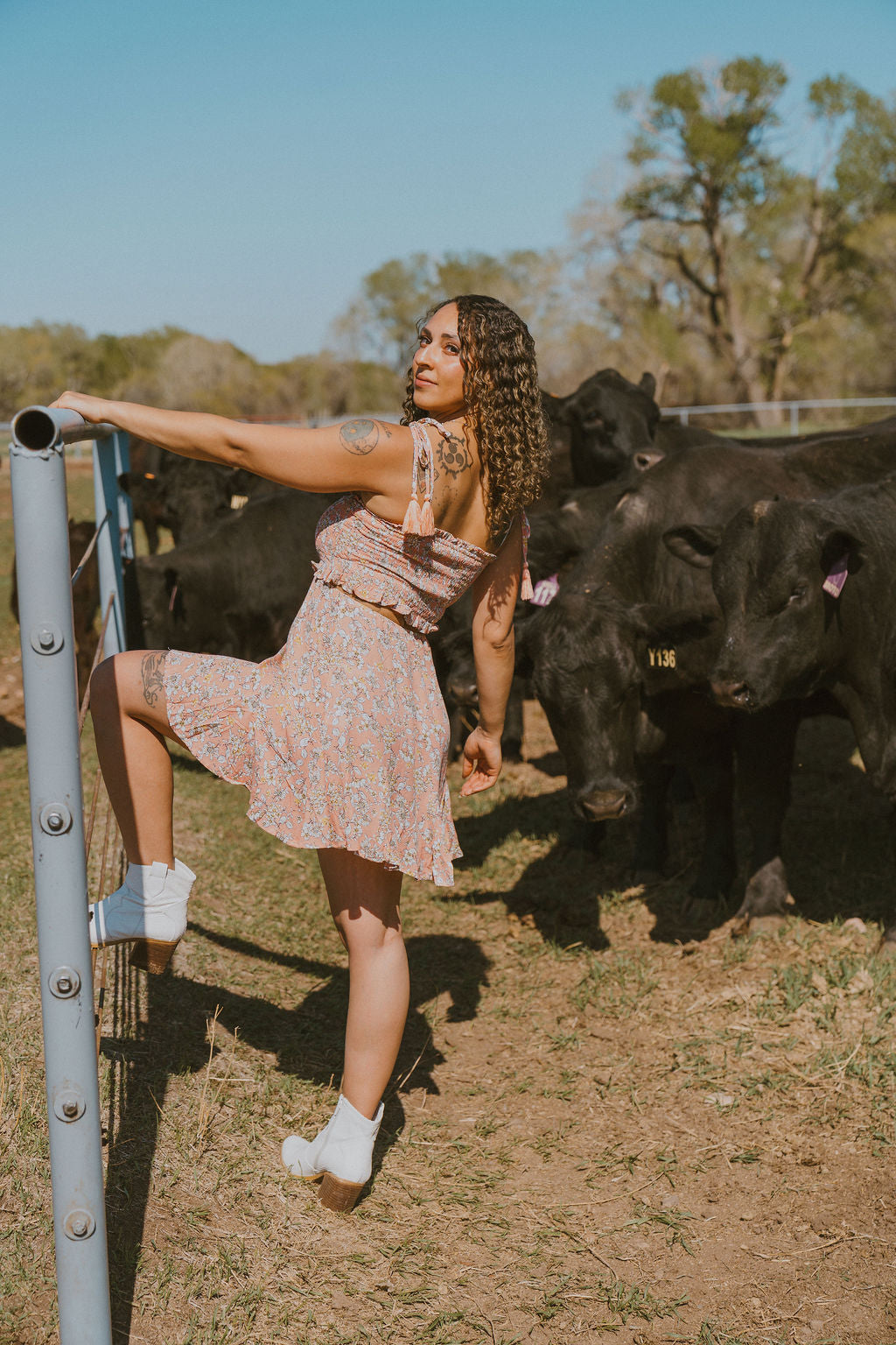 The Niya Smocked Mini Dress