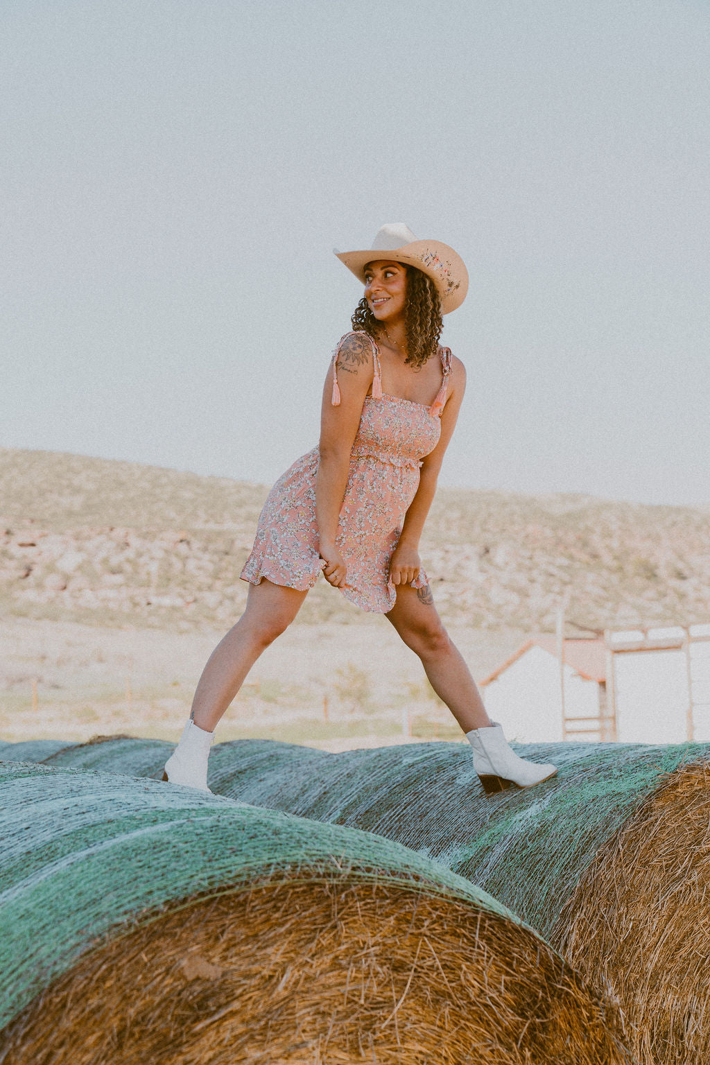 The Niya Smocked Mini Dress