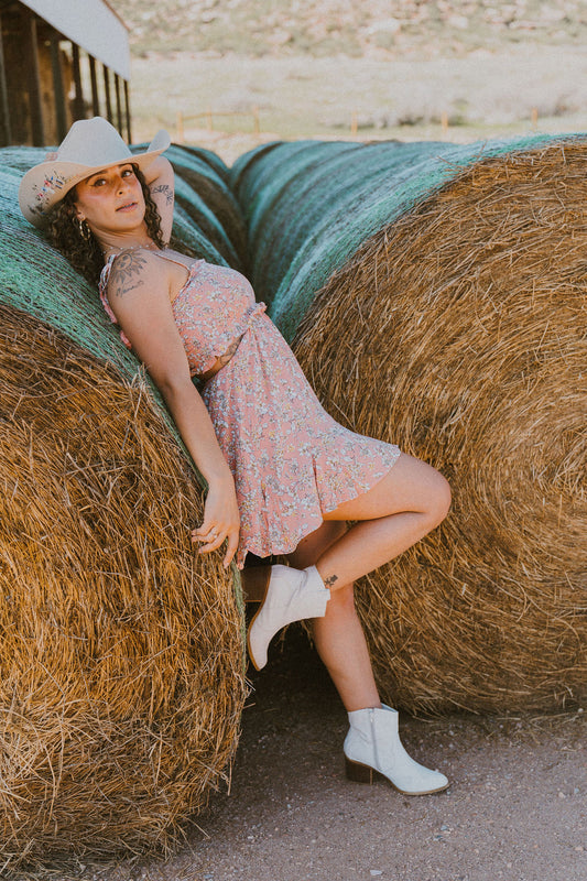 The Niya Smocked Mini Dress