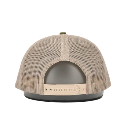 Army Olive - Khaki Mesh Back Five Panel