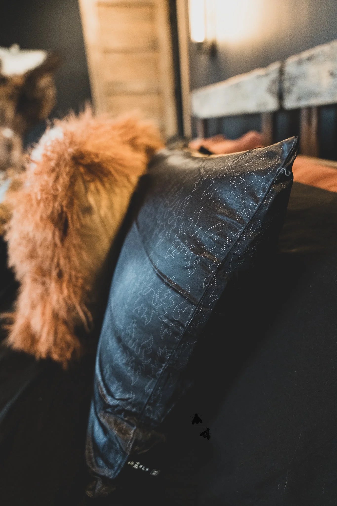 Satin Sleep Boot Stitch Pillows - King Size