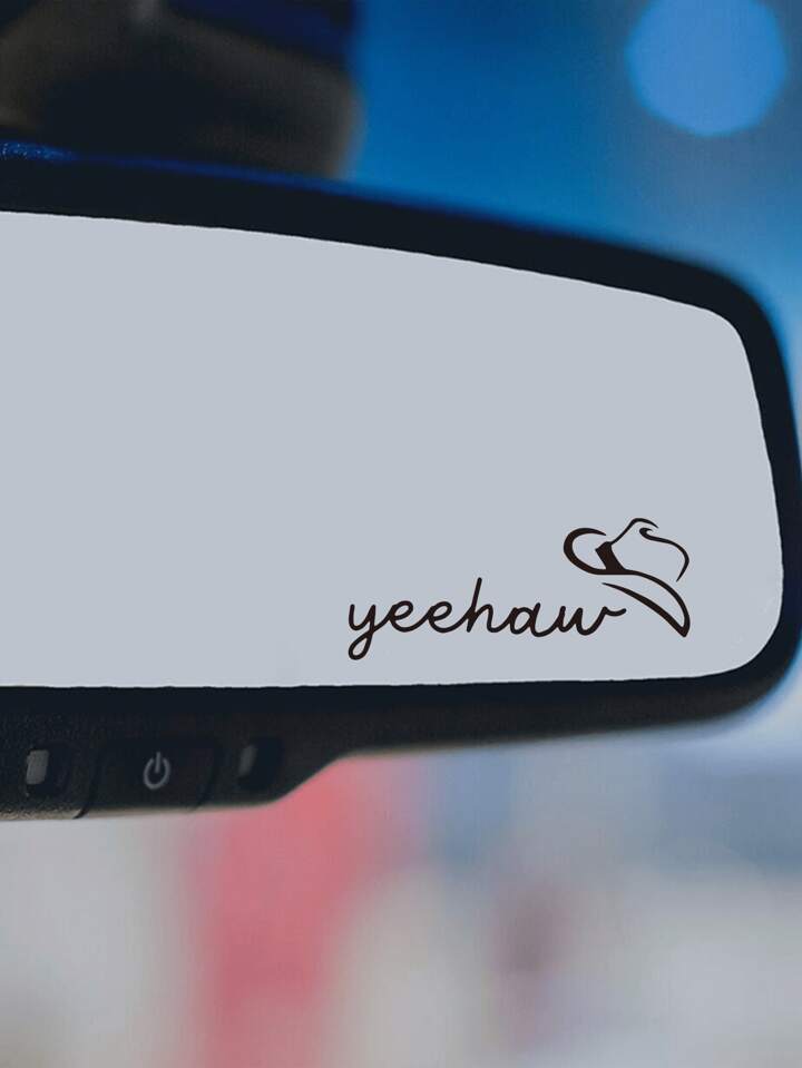 Yeehaw Car Sticker