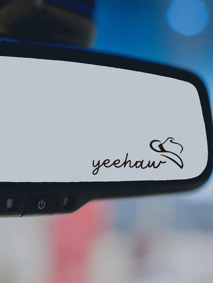 Yeehaw Car Sticker