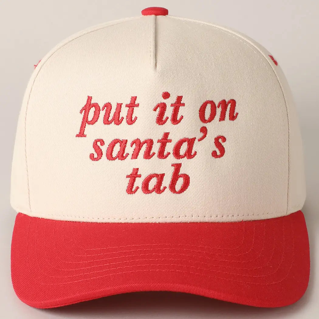 Put in on Santa’s Tab Hat