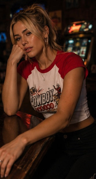 Cowboy Casino Baby Tee