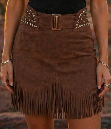 The Outlaw Fringe Skirt