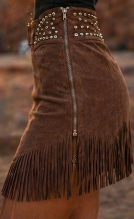 The Outlaw Fringe Skirt