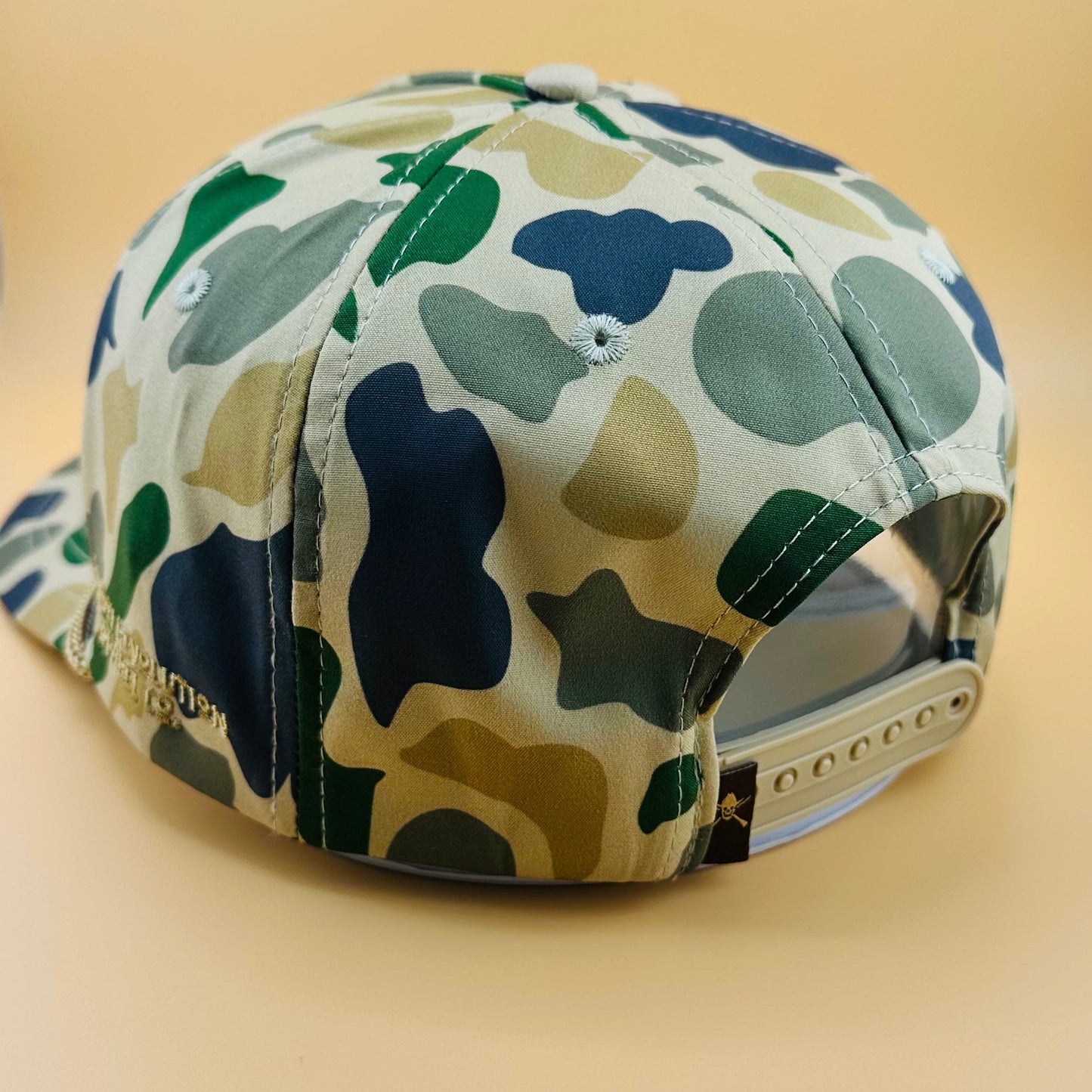 Duck Camo “Cowboy Hat” - Cowboy Revolution 5-panel Trucker Hat