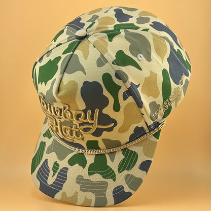 Duck Camo “Cowboy Hat” - Cowboy Revolution 5-panel Trucker Hat