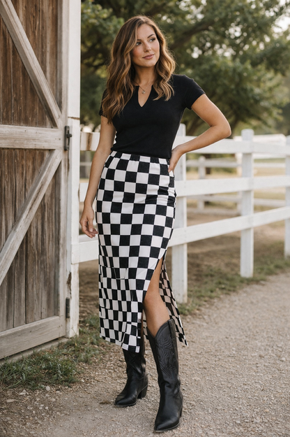 The Alice Checkered Skirt