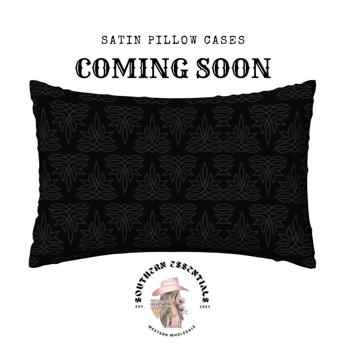 Western Satin Pillow Case - Pre Order