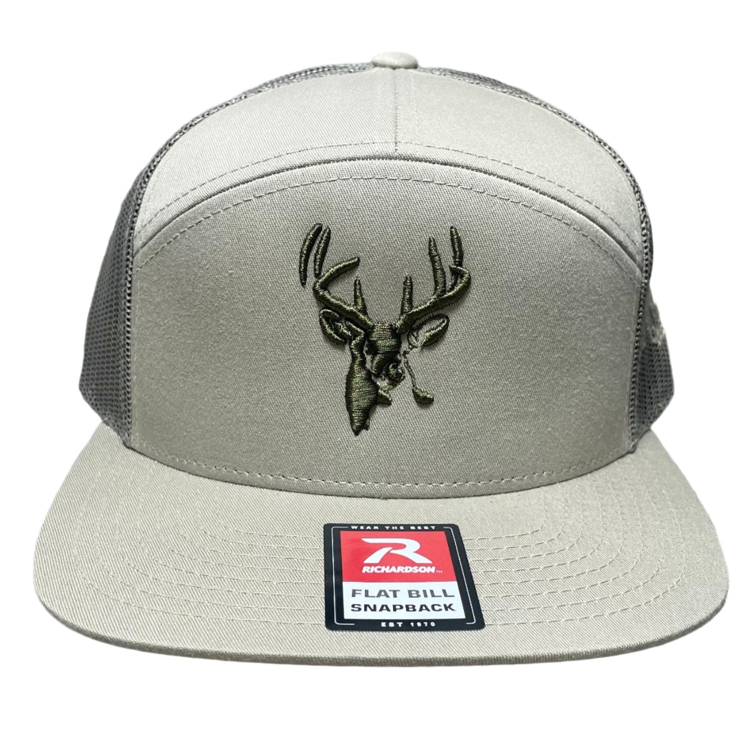 7 Panel Loden / Loden 3D Puff Buck Logo