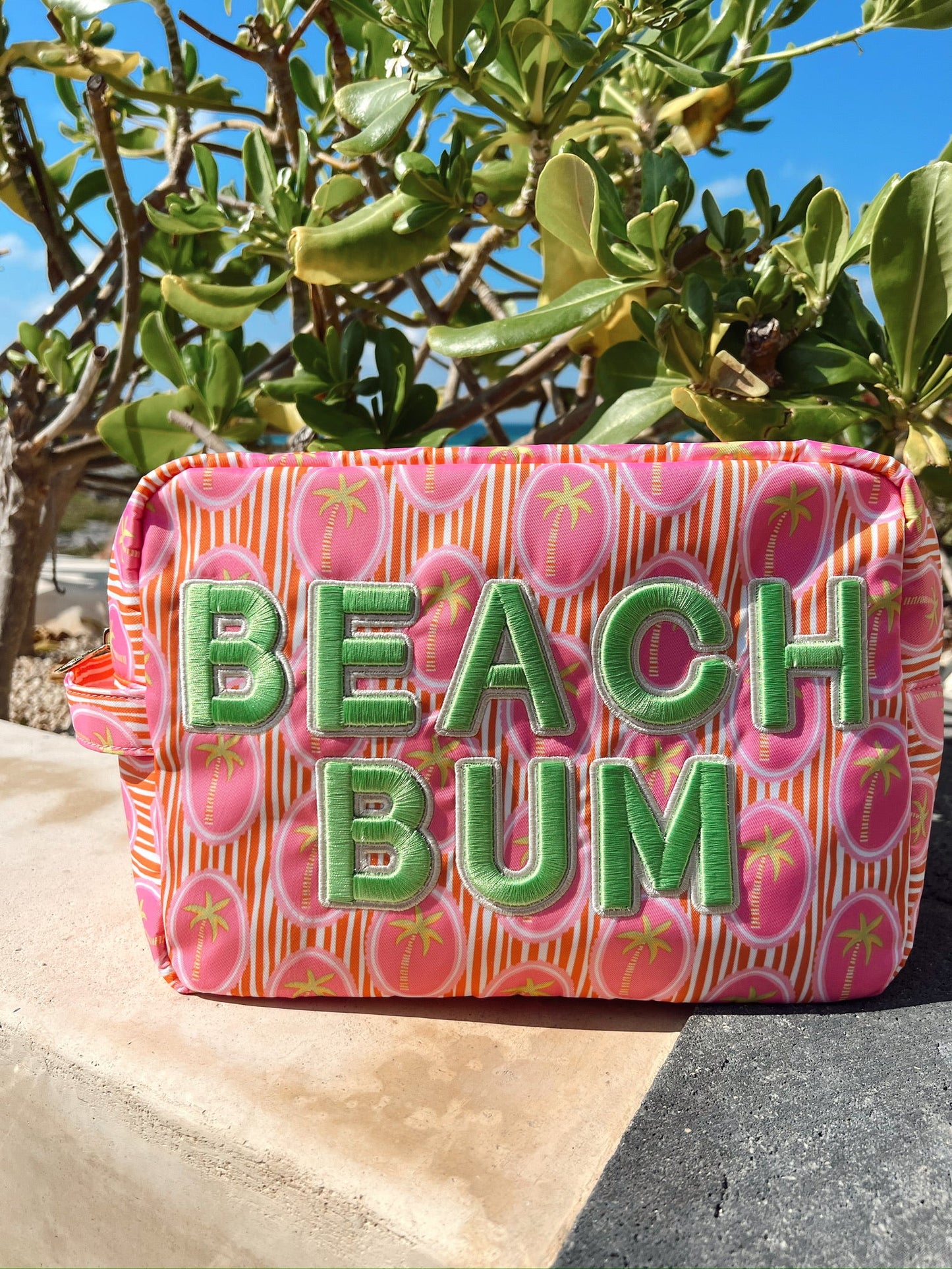 Beach Bum - Pink Palms XL